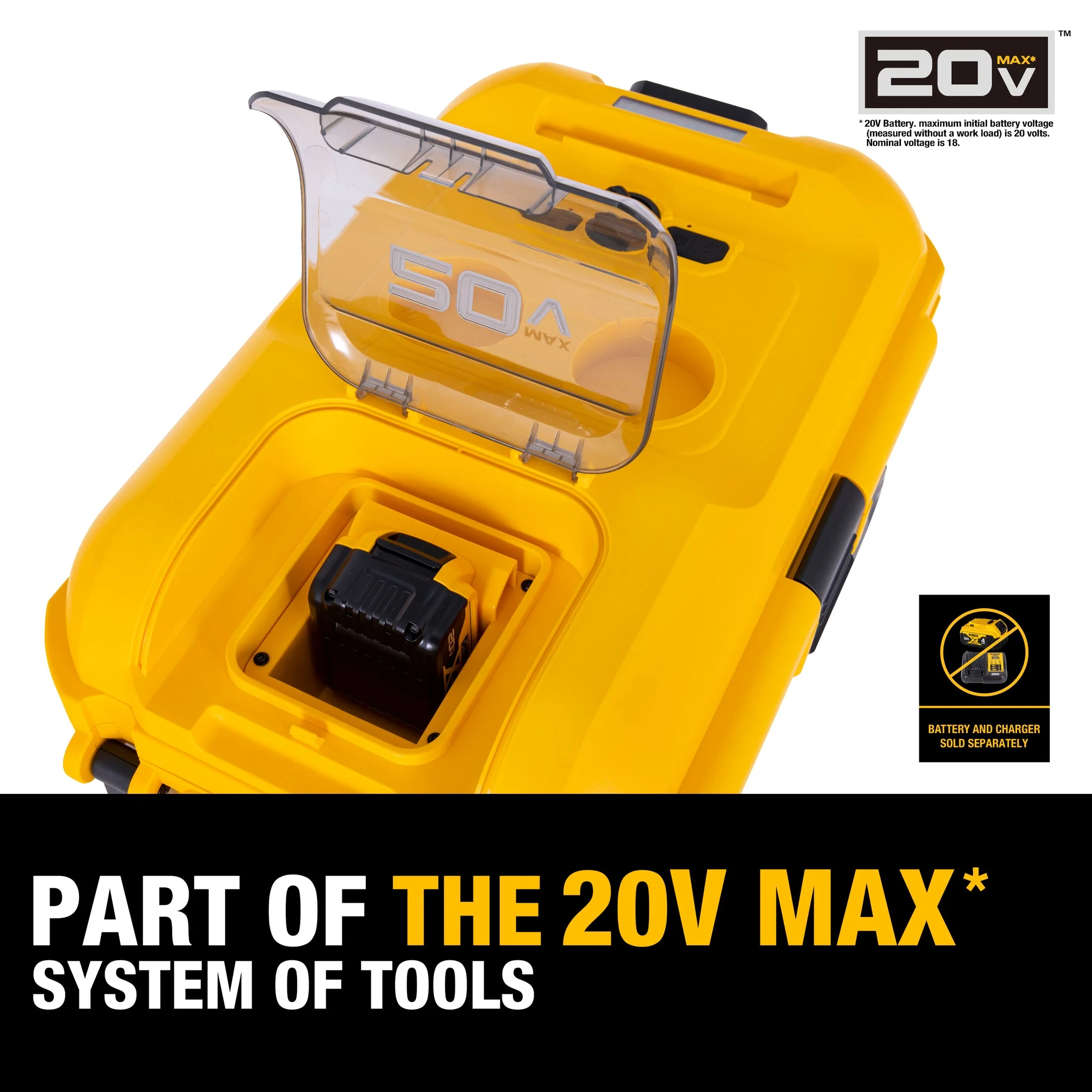 DEWALT DXACN01, DeWALT 20V Max Portable Air Cooler (Tool Only) - Image 8
