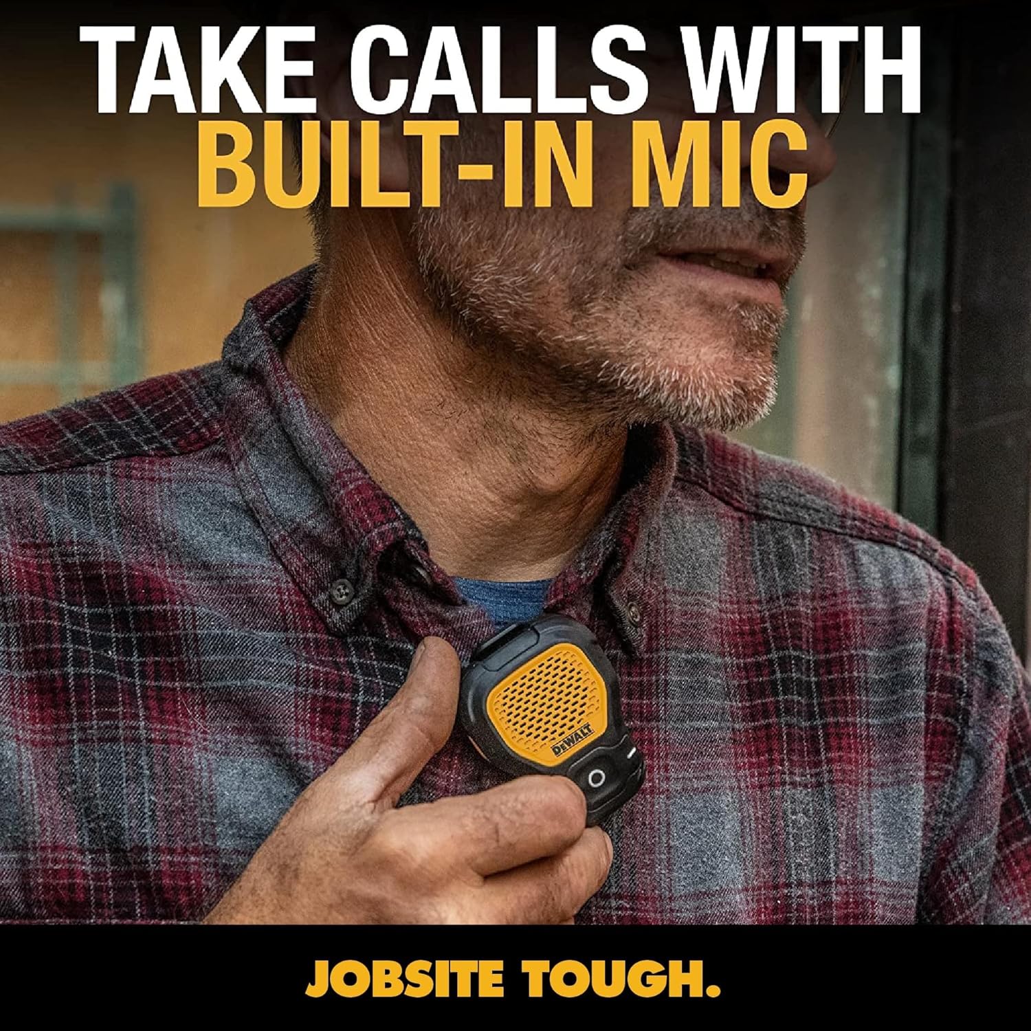 DEWALT DXMA1901148, Jobsite Pro Wearable Speaker - Image 4