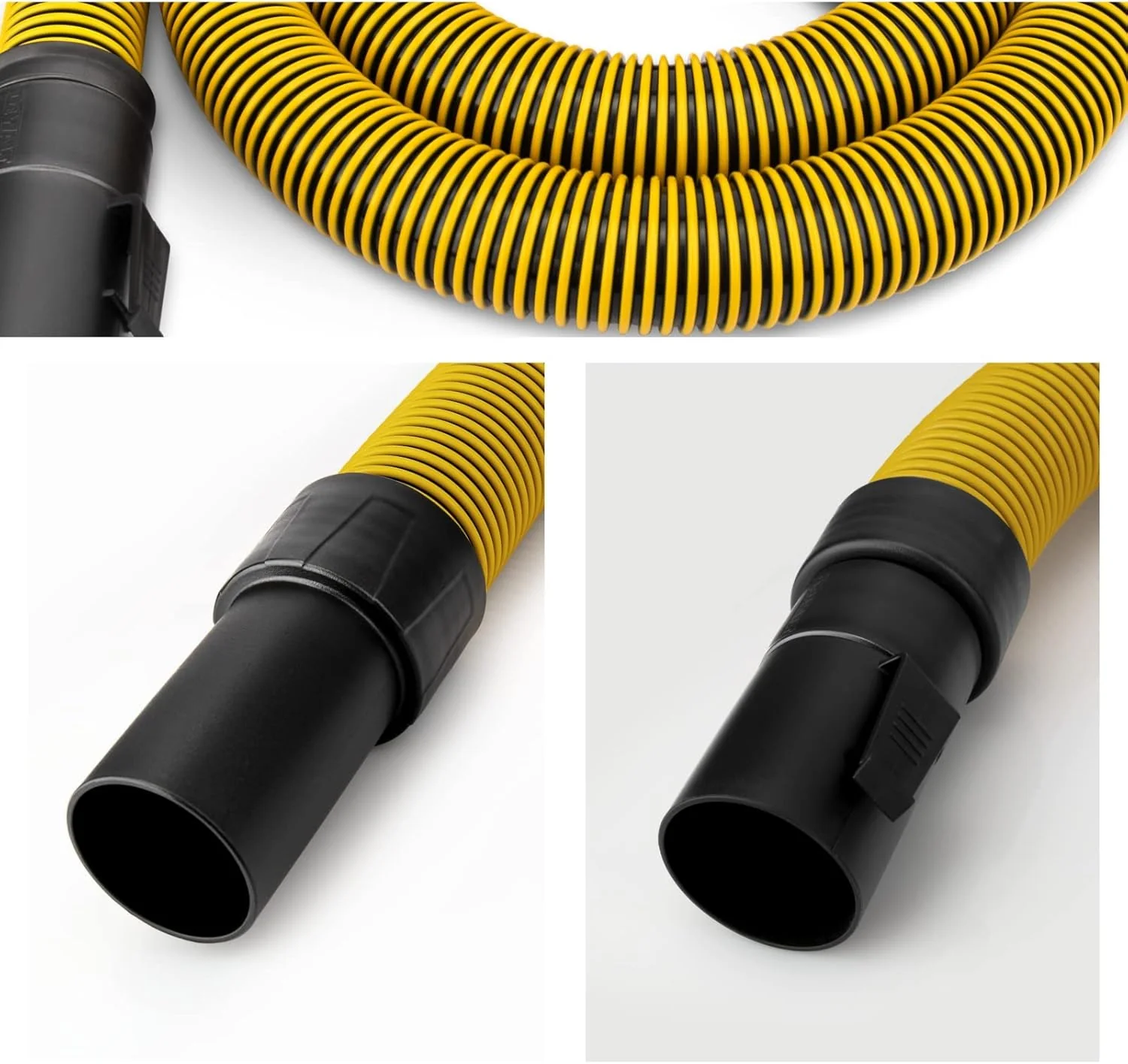 DEWALT DXVA19-2500, Ultra Durable Vacuum Hose 1-7/8" x 7', Yellow - Image 2