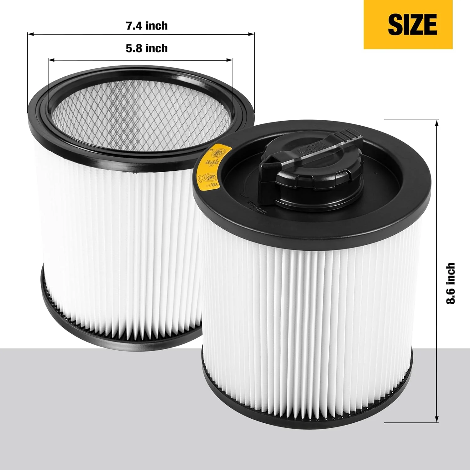 DEWALT DXVC6910, Cartridge Filter Regular 6-16 gal. - Image 2