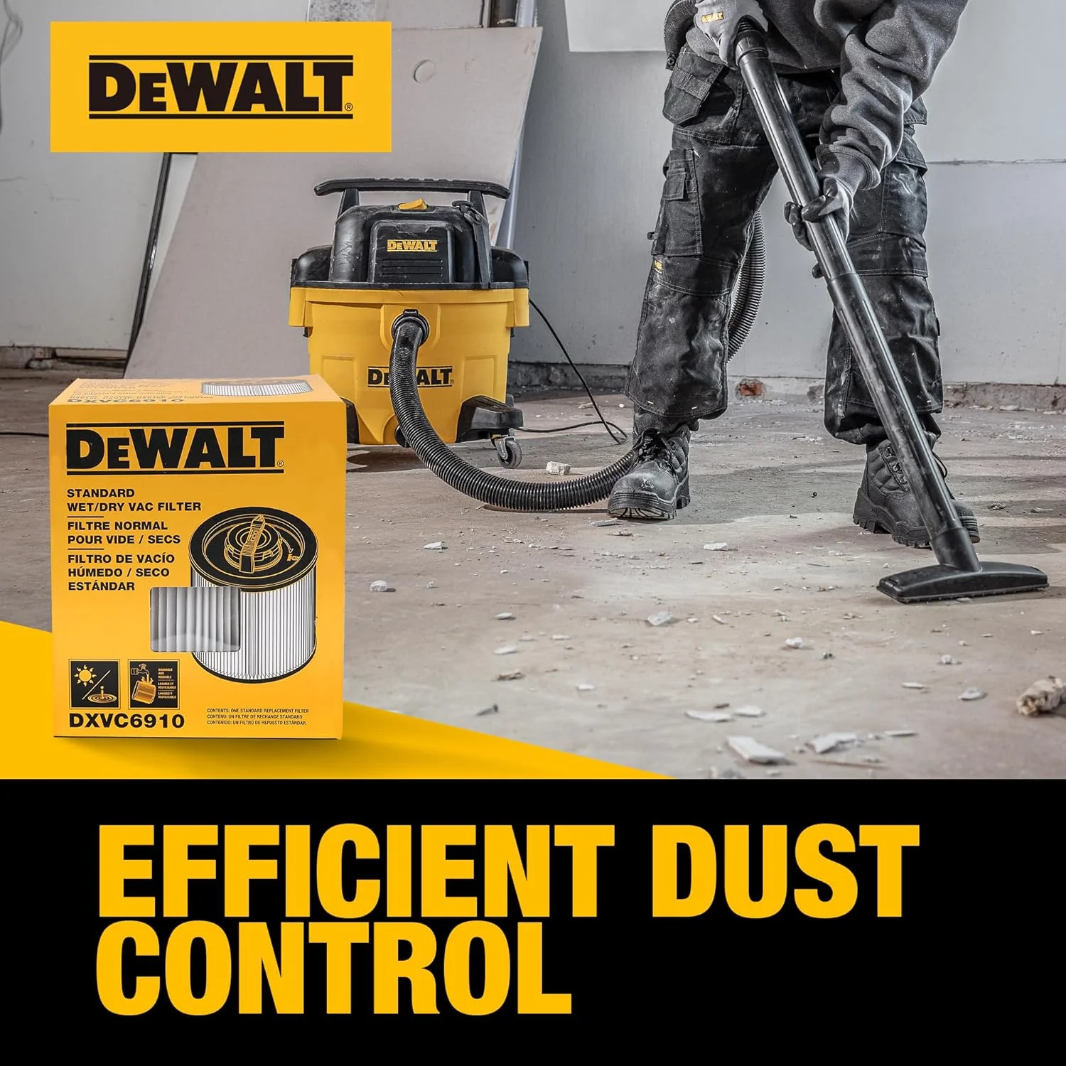 DEWALT DXVC6910, Cartridge Filter Regular 6-16 gal. - Image 6