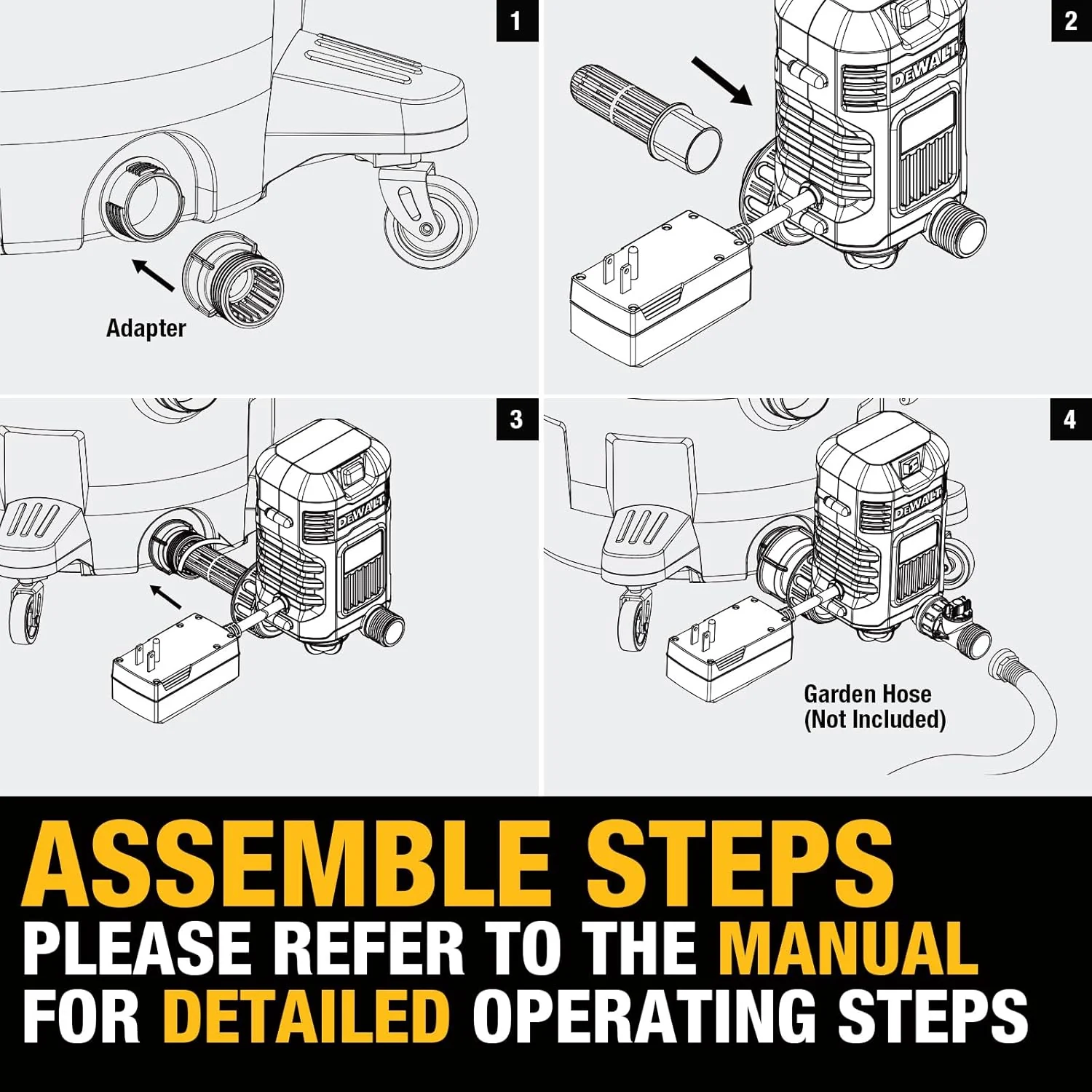 DEWALT DXVPA101, Wet Dry Vac External Pump - Image 6