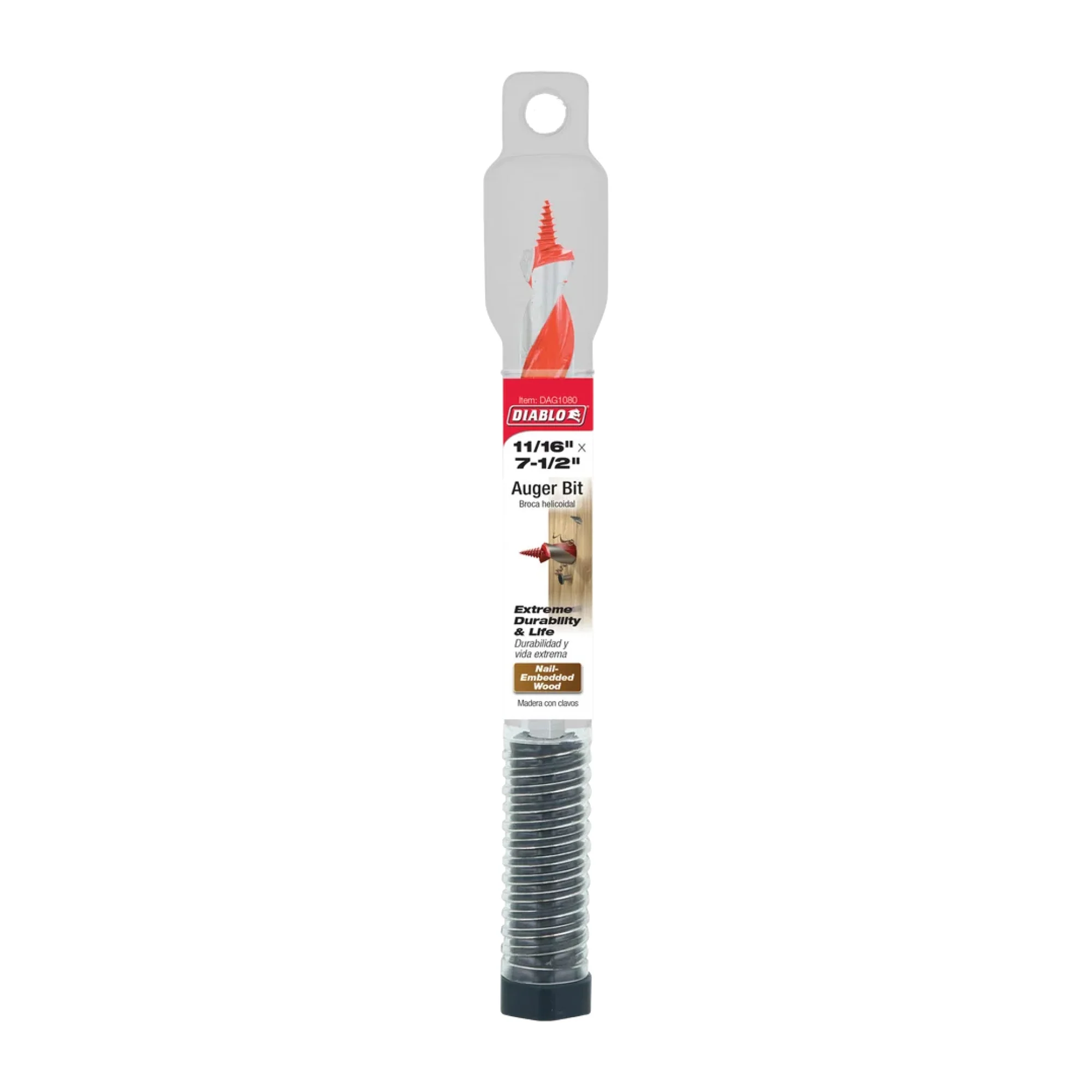Diablo DAG1080, DB Auger Bit 11/16 X 7-1/2 (US) - Image 2