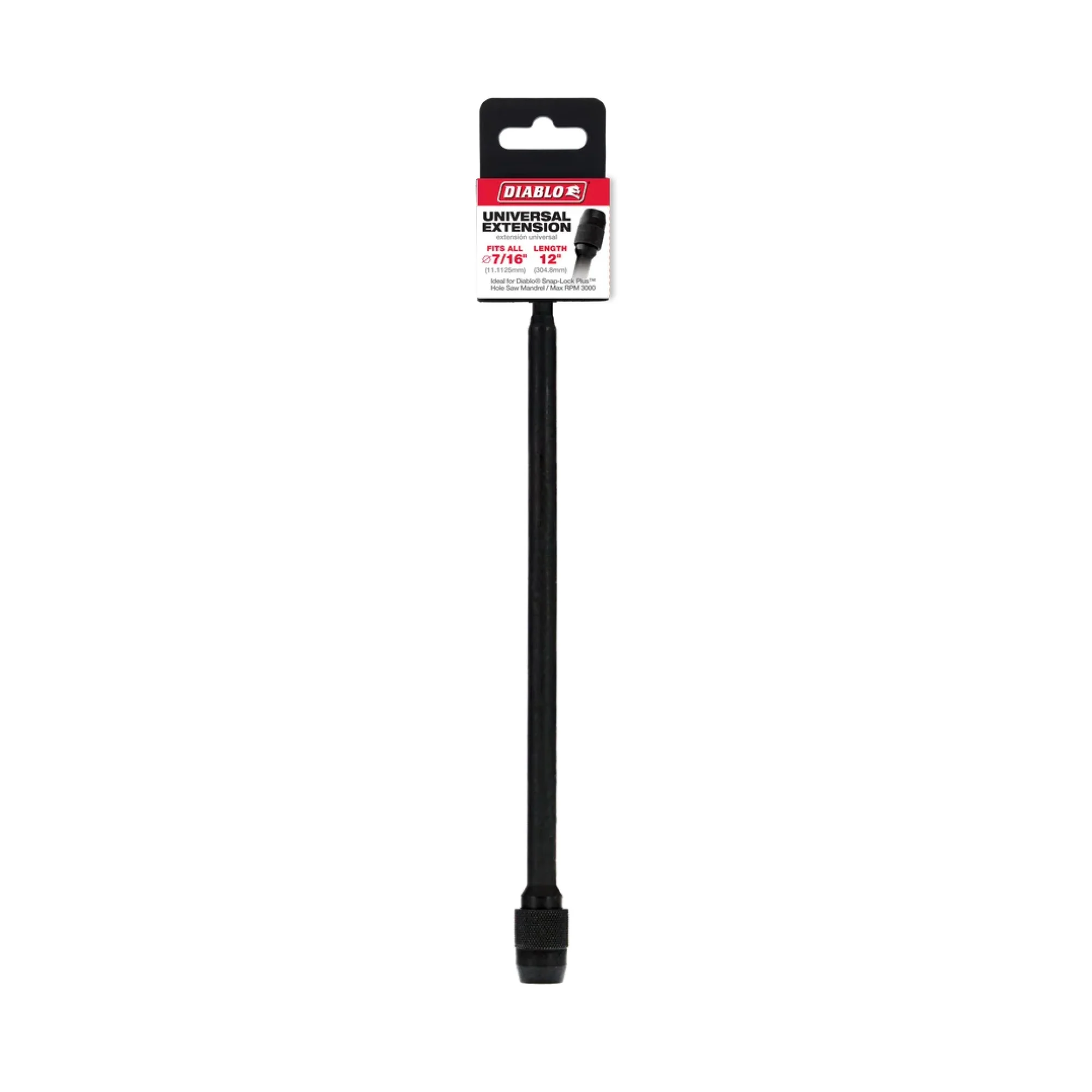 Diablo DHS500XT12, 7/16" x 12" Snap Lock Extension - Image 2