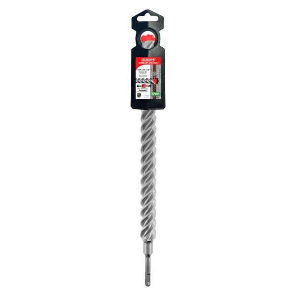Diablo DMAPL4320, Rebar Demon™ SDS-Plus 4-Cutter Full Carbide Head Hammer Drill Bit 1-1/8" x 16" x 18" - Image 2