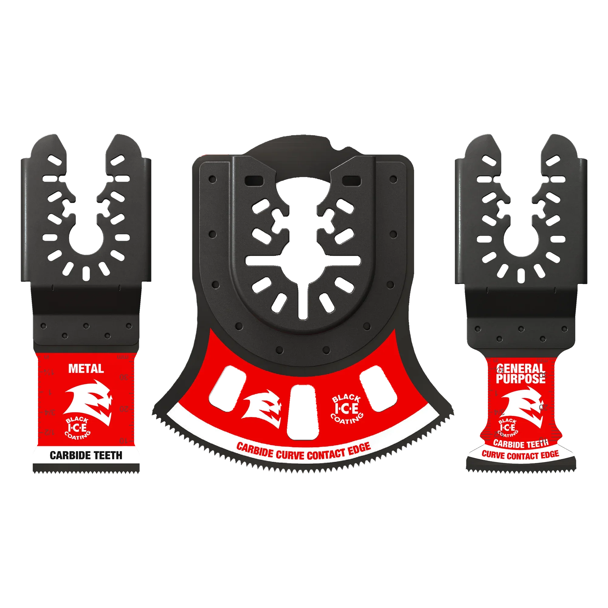 Diablo DOU3CS, 3 Piece Universal Fit Carbide Oscillating Blade Set