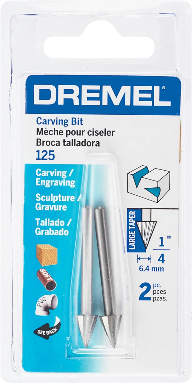 DREMEL 125, 1/4" High Speed Cutter, 1/8" shank (2 pack) - Image 4