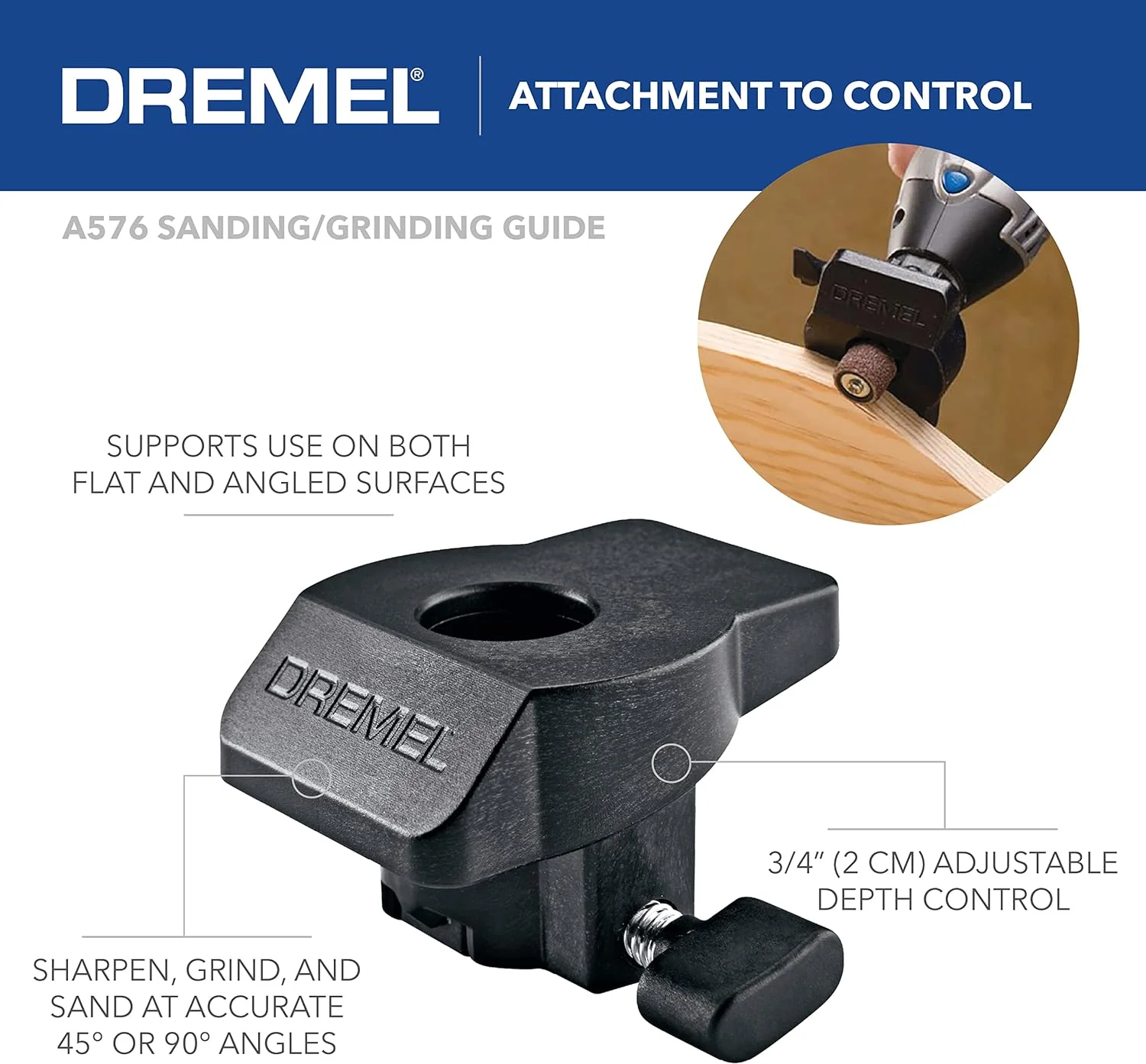 DREMEL 4300-5/40, High Performance Rotary Tool Kit with LED Light (5 Attachments, 40 Accessories) - Image 11