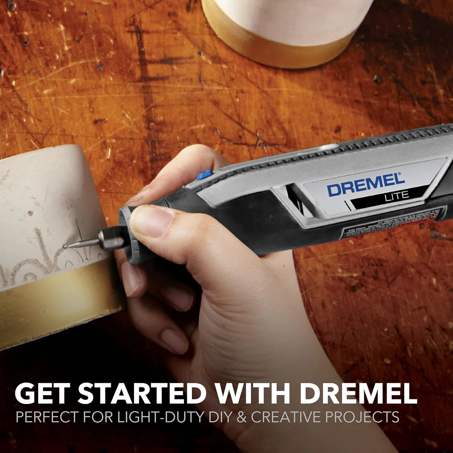 DREMEL 7760-N/10, 4V Li-Ion Cordless Rotary Tool Variable Speed Multi-Purpose Rotary Tool Kit - Image 4