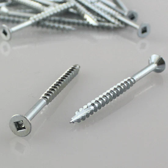 Eurofit 0803FH, #8 X 3" Flat Head Screw #2 Square Type 17 (500/Box)