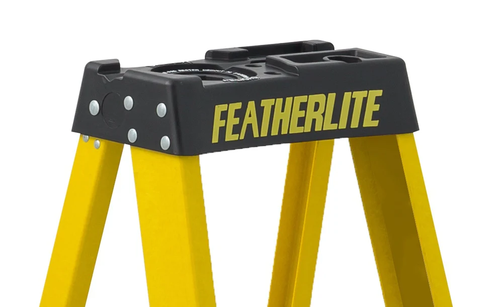 Featherlite 6910, 10′ Extra-Heavy Duty Fiberglass Stepladder (IN-STORE PICKUP ONLY) - Image 4