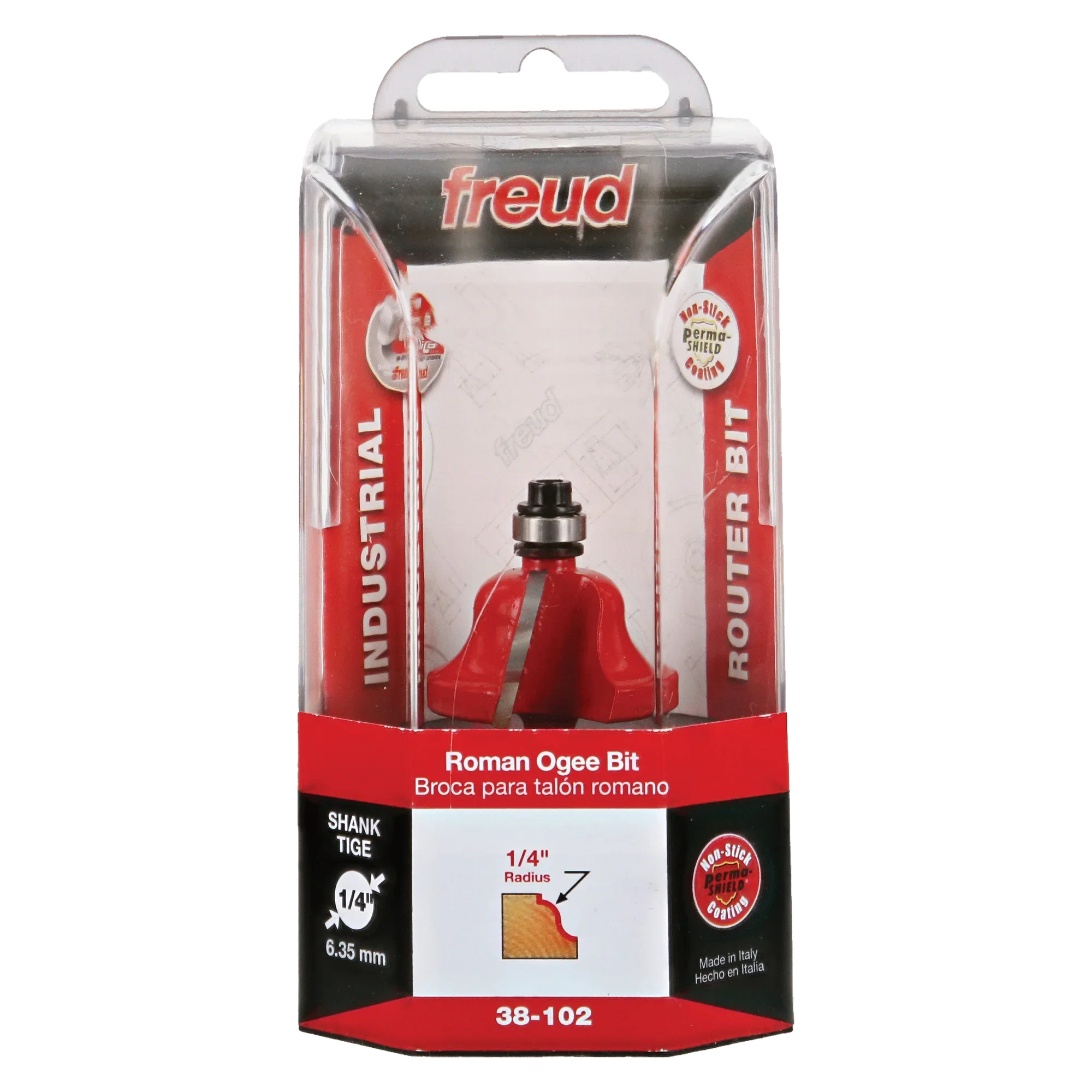 Freud 38-102, 1/4" Roman Ogee Bit (1/4" Shank) - Image 3