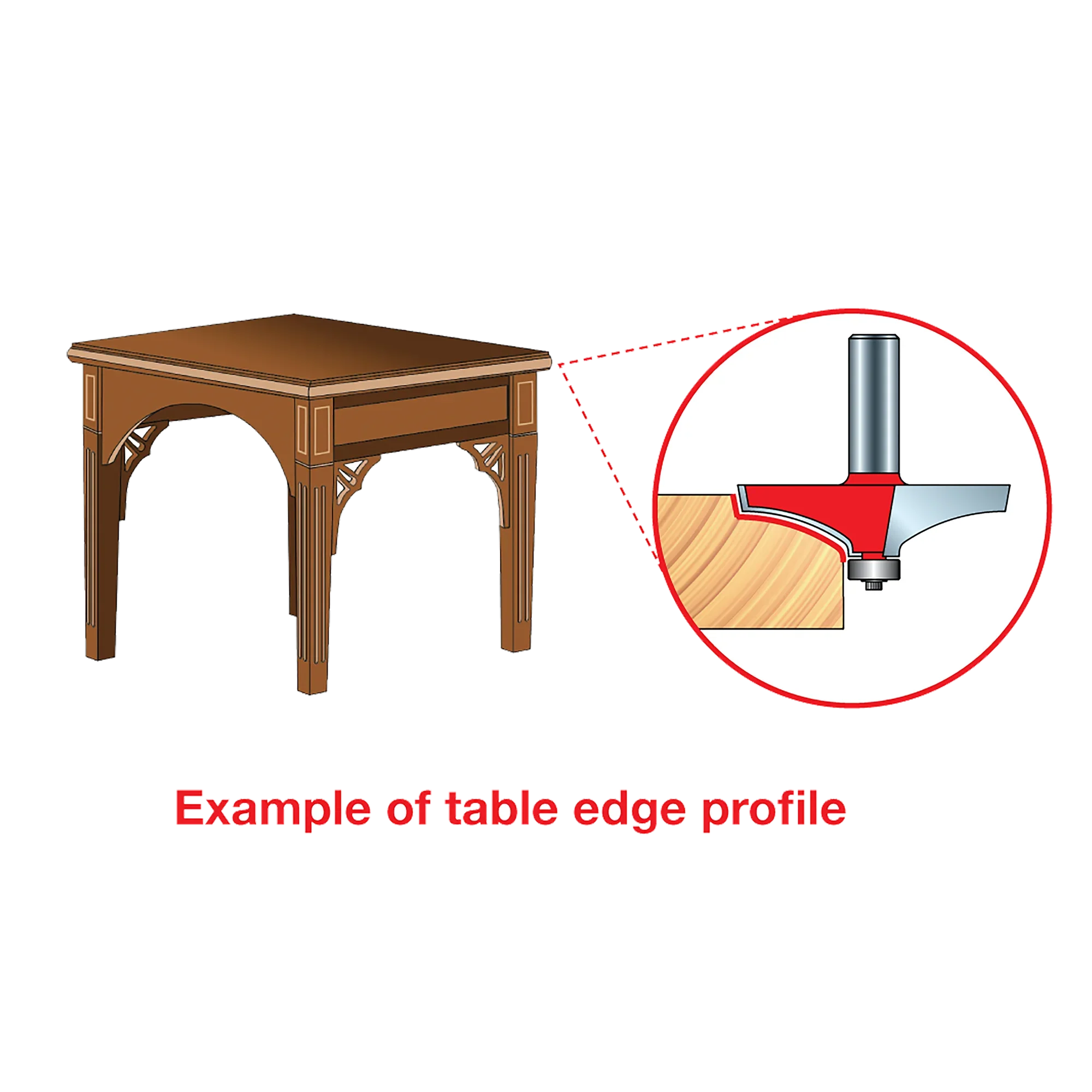 Freud 99-027, 2-19/32" Table Edge & Handrail Router Bit (1/2" Shank) - Image 5