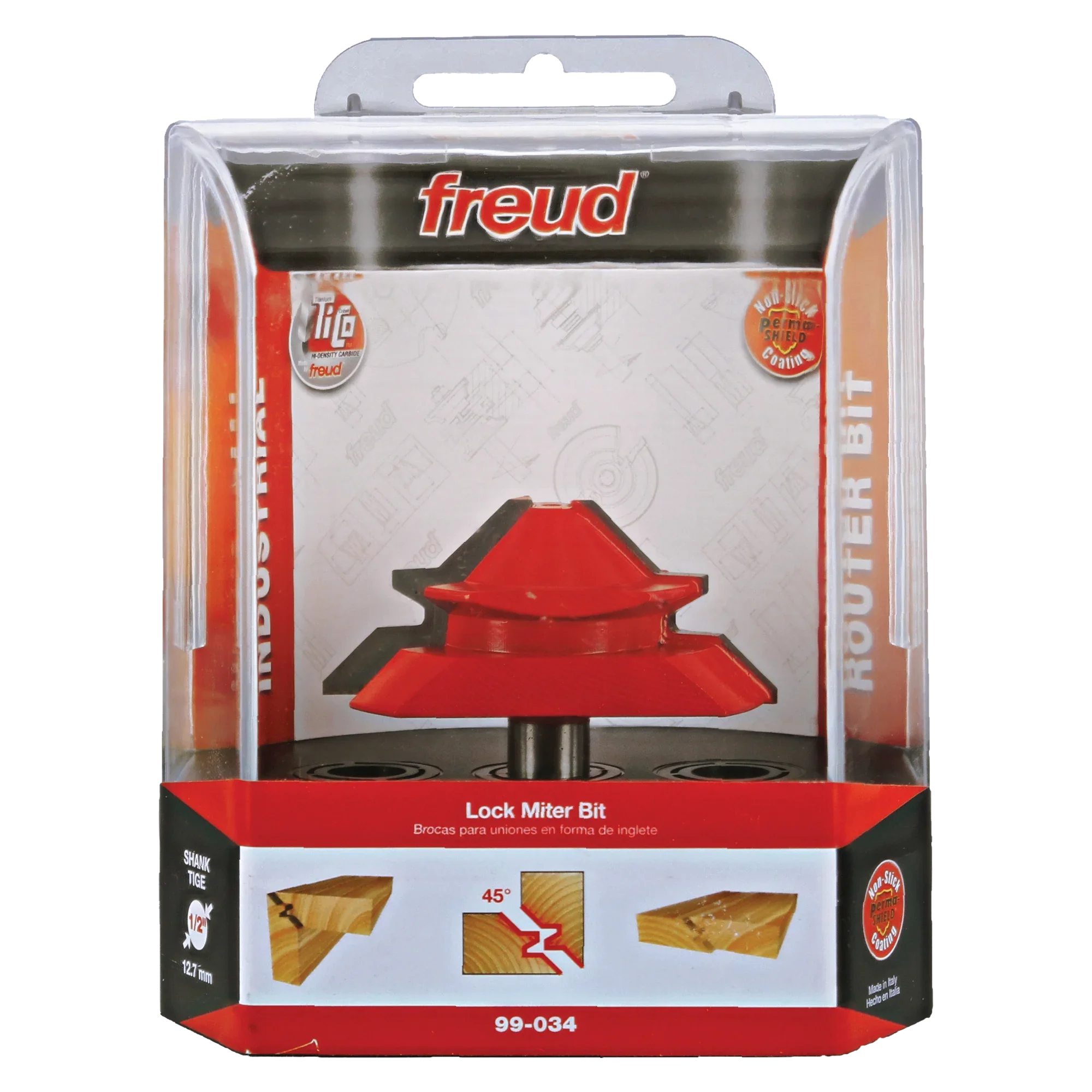 Freud 99-034, Carbide Router Bit - 2-3/4" Lock Miter Bit (1/2" Shank) - Image 4