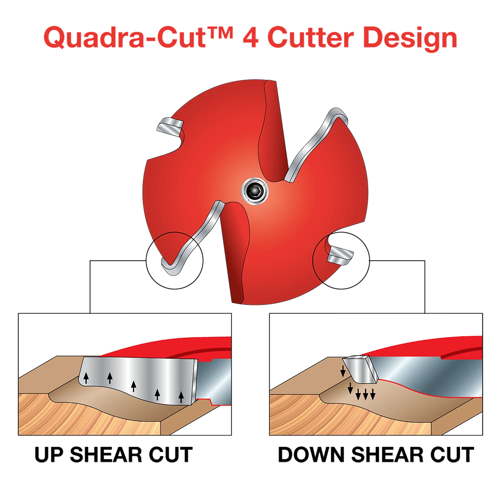 Freud 99-513, Carbide Router Bit - 2-3/4" x 2-1/2" 2+2 Raised Panel Bit (15/64" Minor Height) - Image 5
