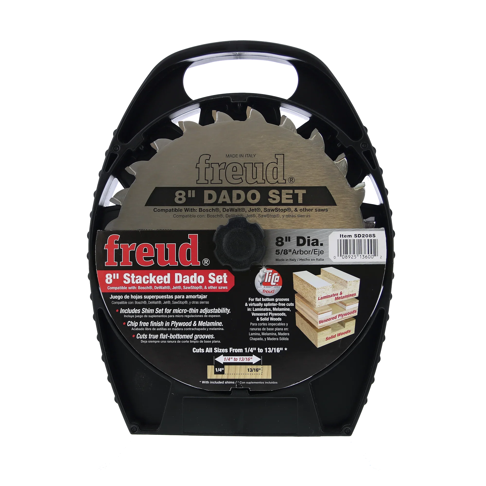 Freud SD208, 8" Stacked Safety Dado - Image 2
