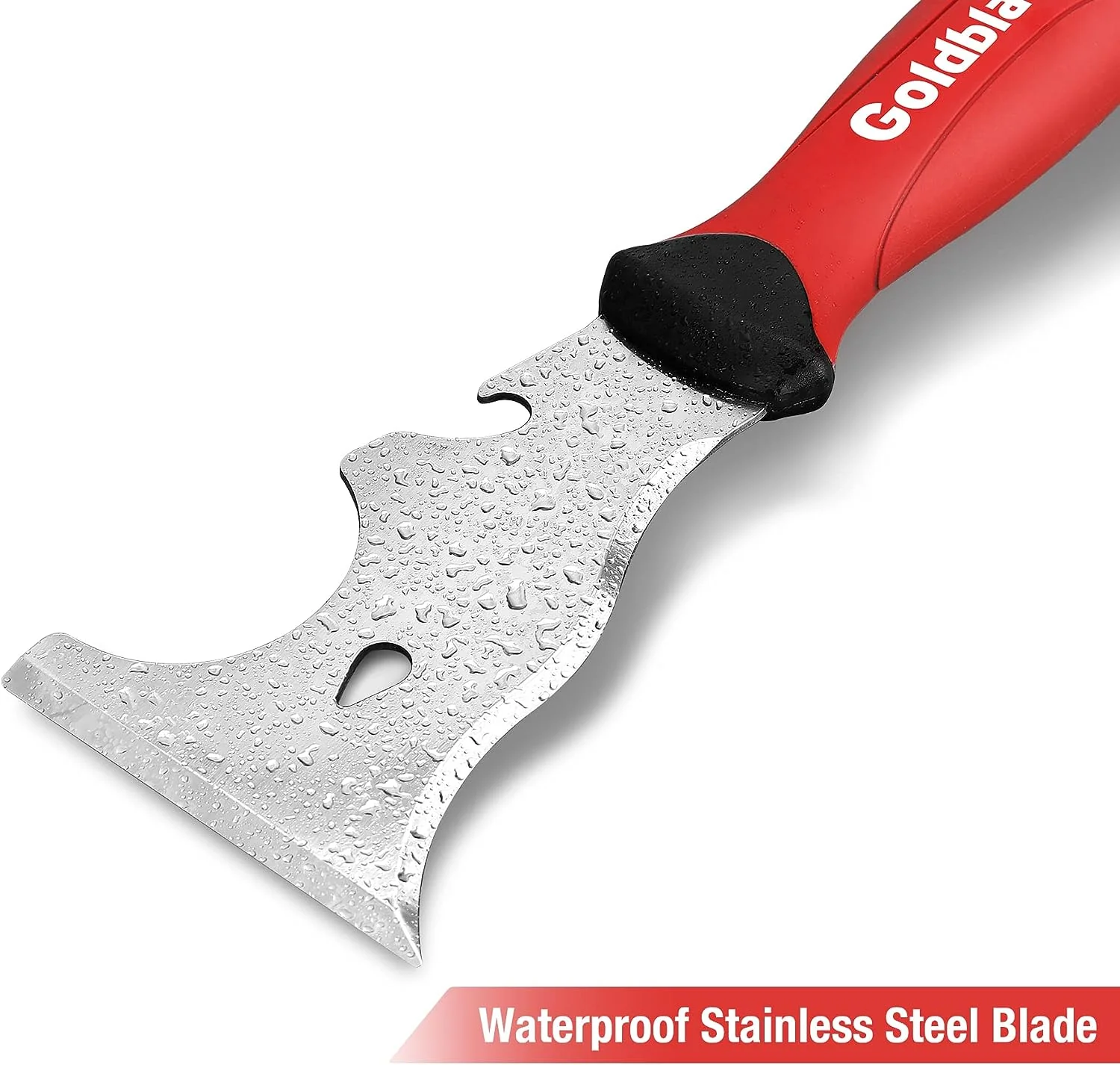 Goldblatt G05015, 9-in-1 Drywall Paint Scraper, Stainless Steel Putty Knife Scraper - Image 4