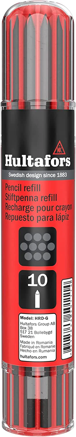 Hultafors 650110, Dry Marker Refills HRD G - Graphite - Image 2