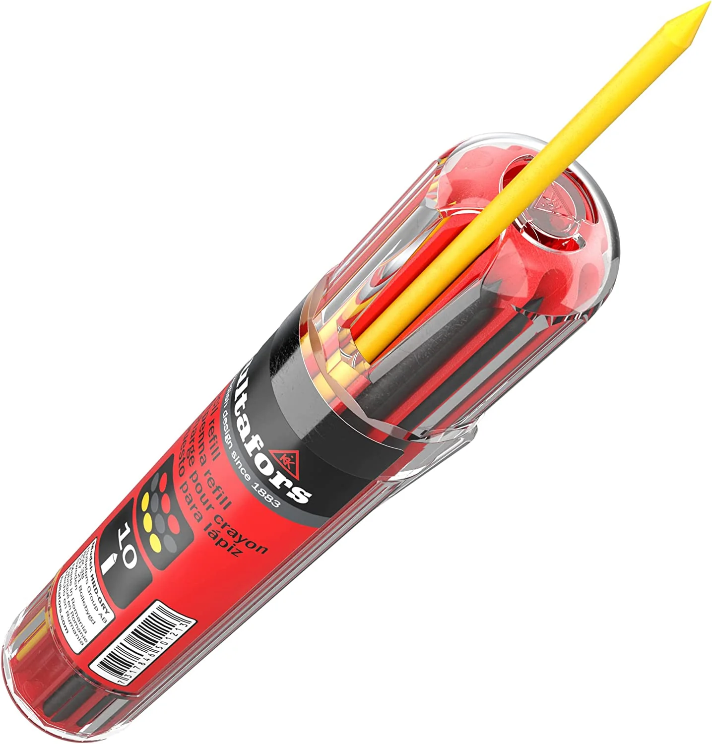 Hultafors 650120, Dry Marker Refills HRD GRY - Graphite/Red/Yellow - Image 4