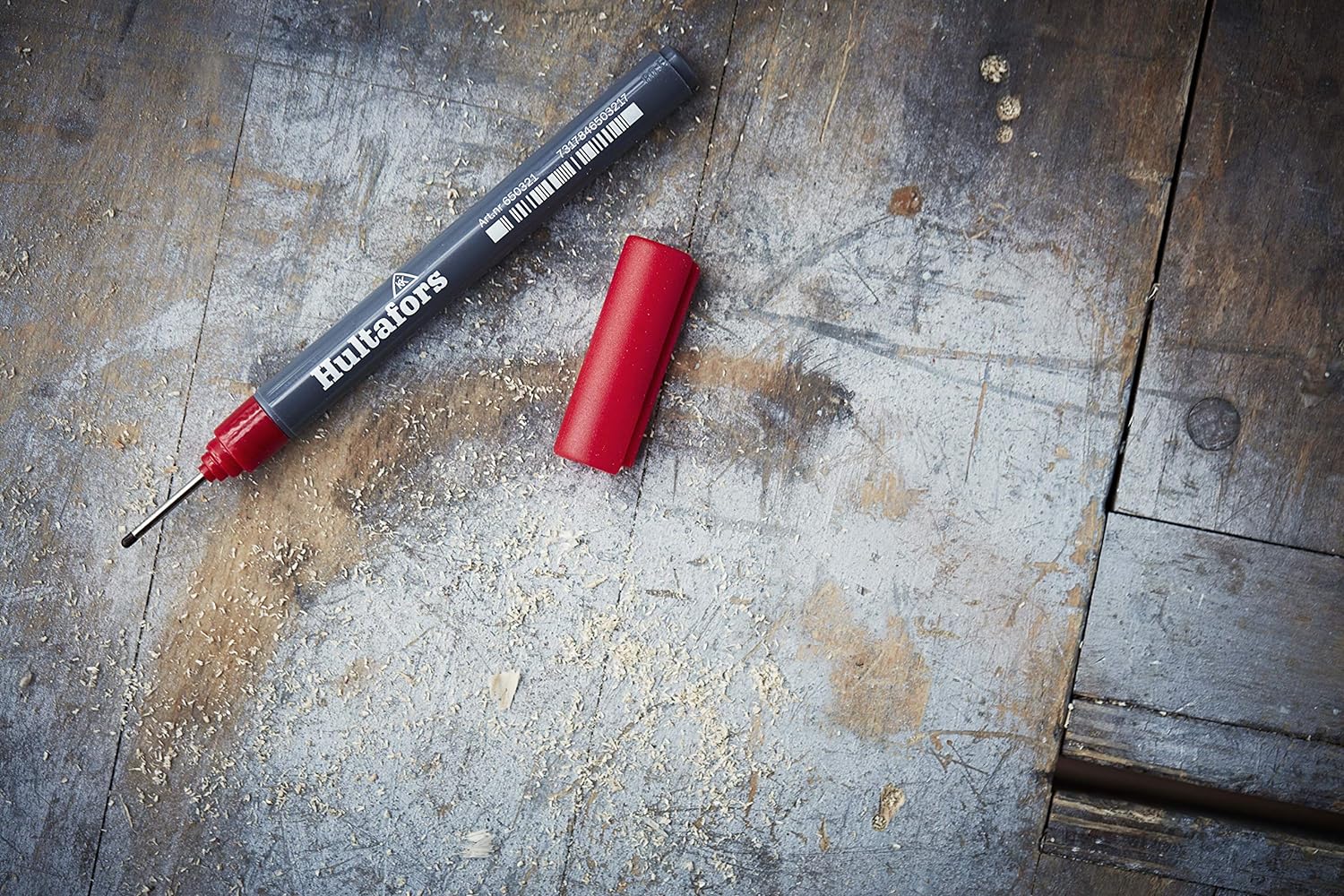 Hultafors 650320, Ink Deep-hole Marker HIDHM Red - Image 3