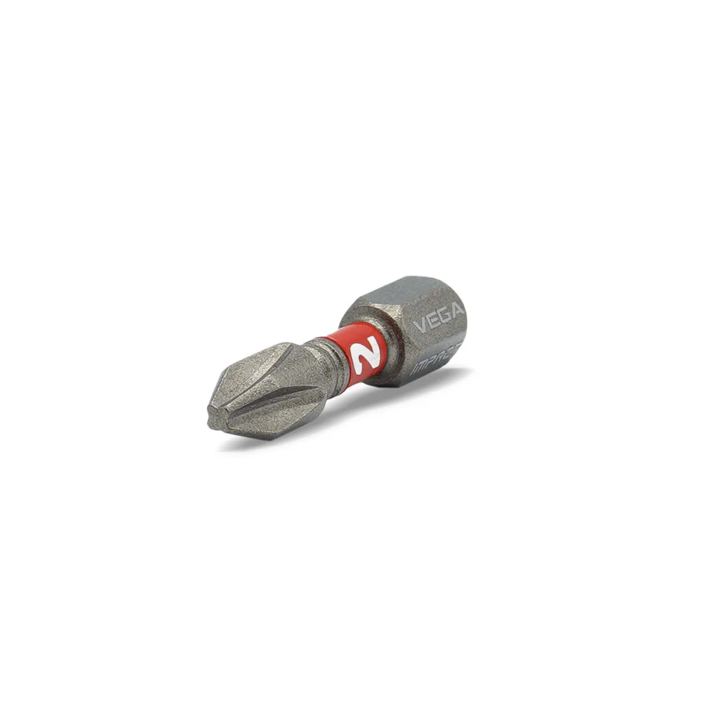 Vega T125P2A-P10, Impactech Phillips #2 Insert Bit x 1" - Plastic Case 10pc - Image 3
