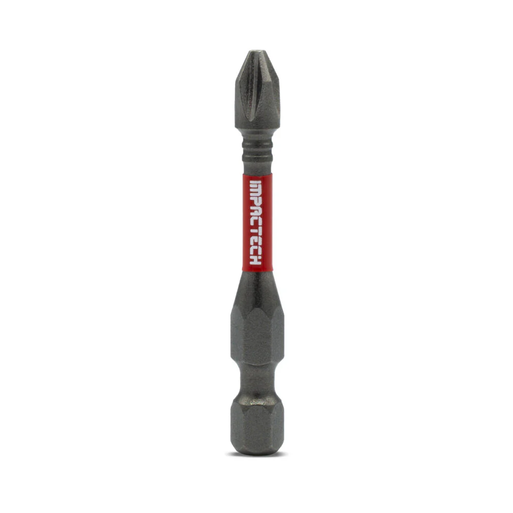 Vega T150P2A-P10, Impactech Phillips #2 Power Bit x 2" - Plastic Case 10pc - Image 2