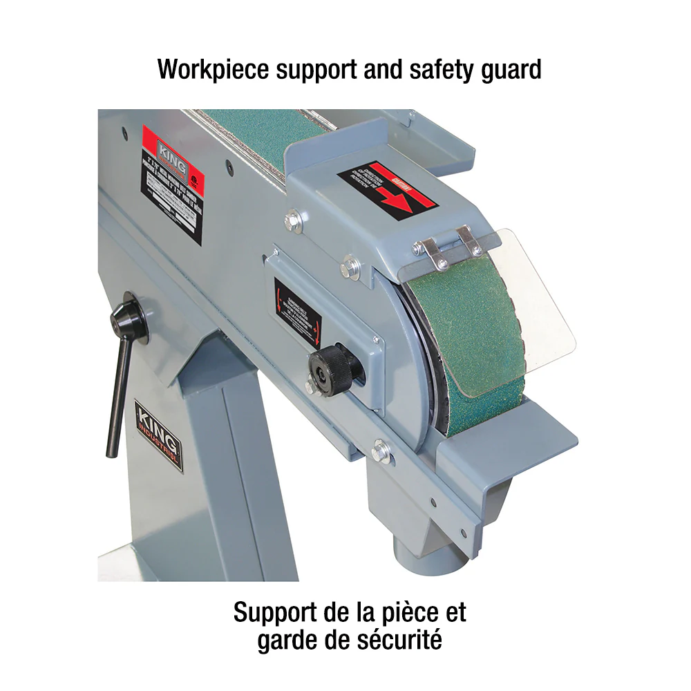 KING Canada KC-379MS, 3" x 79" Metal Belt Sander - Image 3