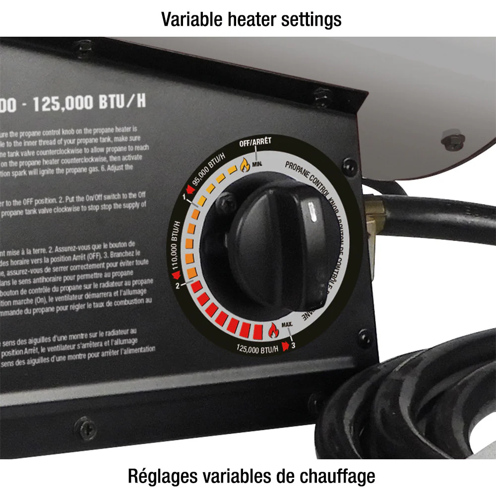 KING Canada KPH-60, Forced Air Construction Propane Heater 60,000 BTH - Image 2
