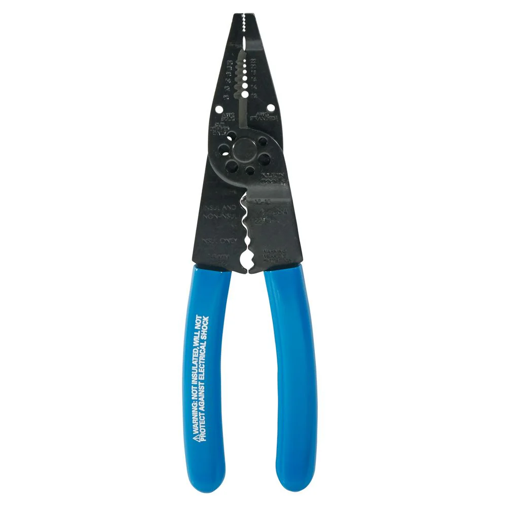 Klein Tools 1010, Long Nose Multi Tool Wire Stripper, Wire Cutters, Crimping Tool - Image 2