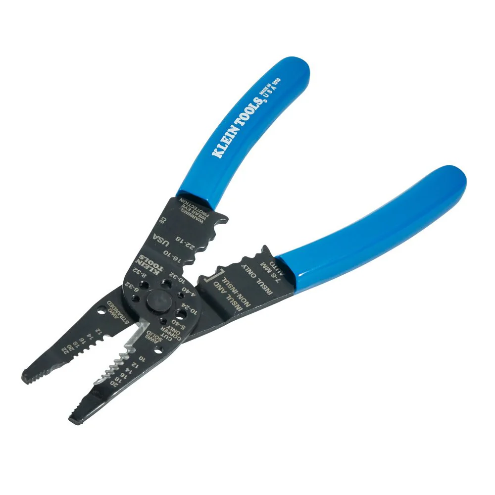 Klein Tools 1010, Long Nose Multi Tool Wire Stripper, Wire Cutters, Crimping Tool - Image 3