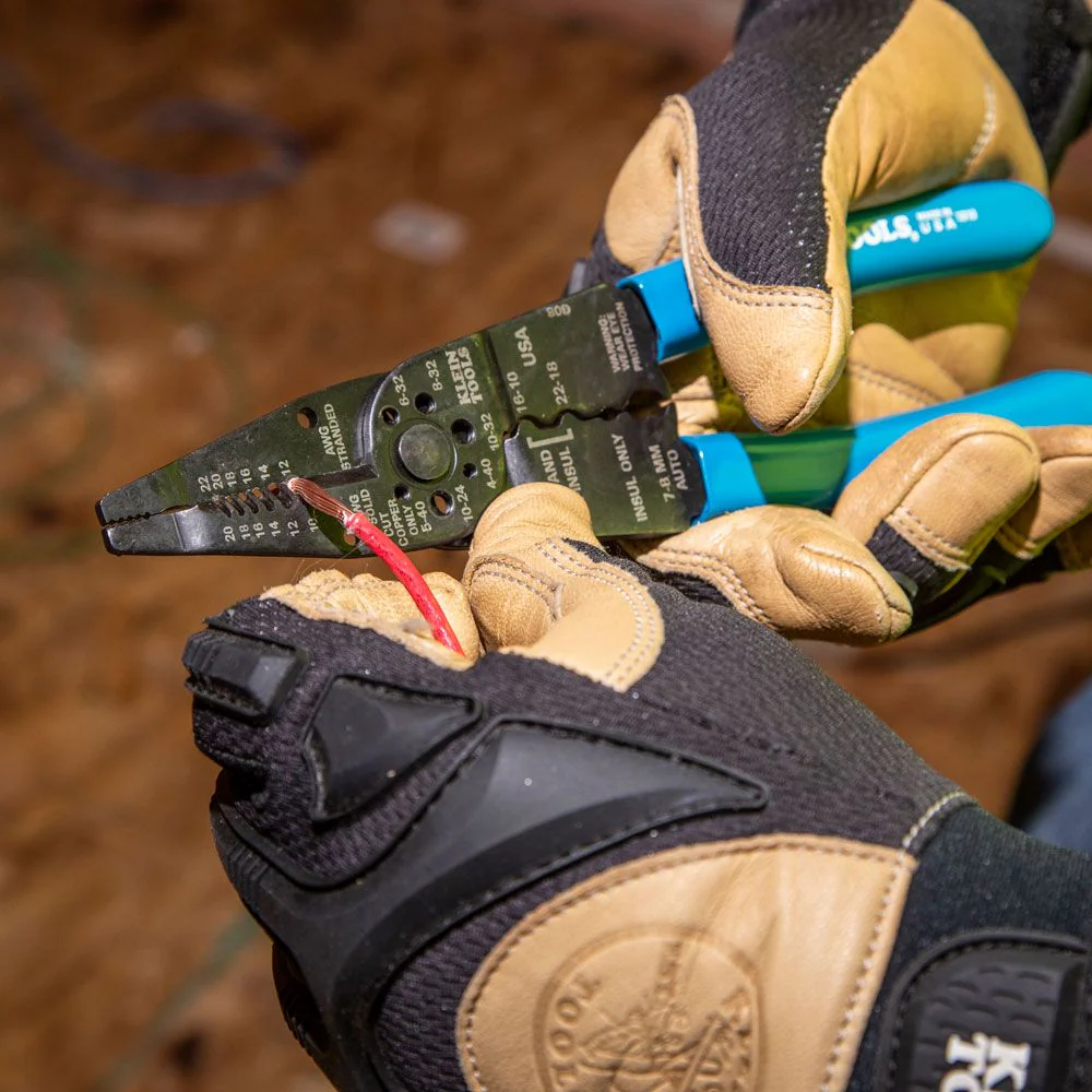 Klein Tools 1010, Long Nose Multi Tool Wire Stripper, Wire Cutters, Crimping Tool - Image 5