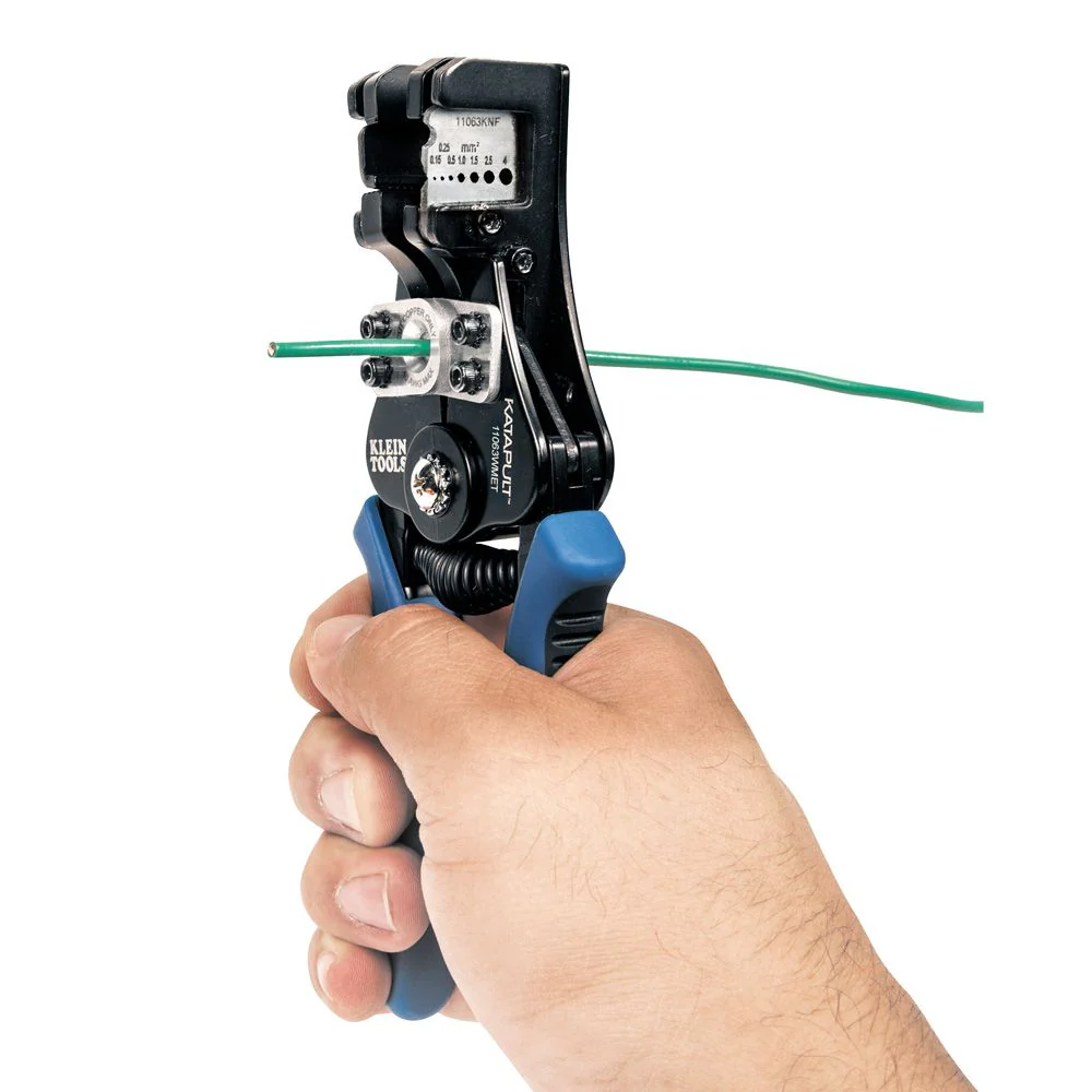 Klein Tools 11063W, Katapult® Wire Stripper and Cutter for Solid and Stranded Wire - Image 2
