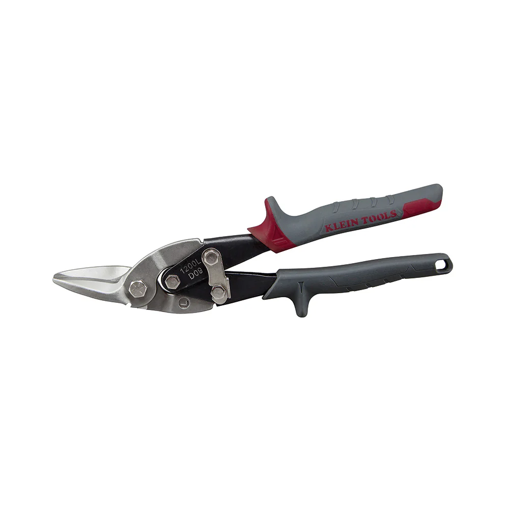 Klein Tools 1200L, Aviation Snips with Wire Cutter, Left