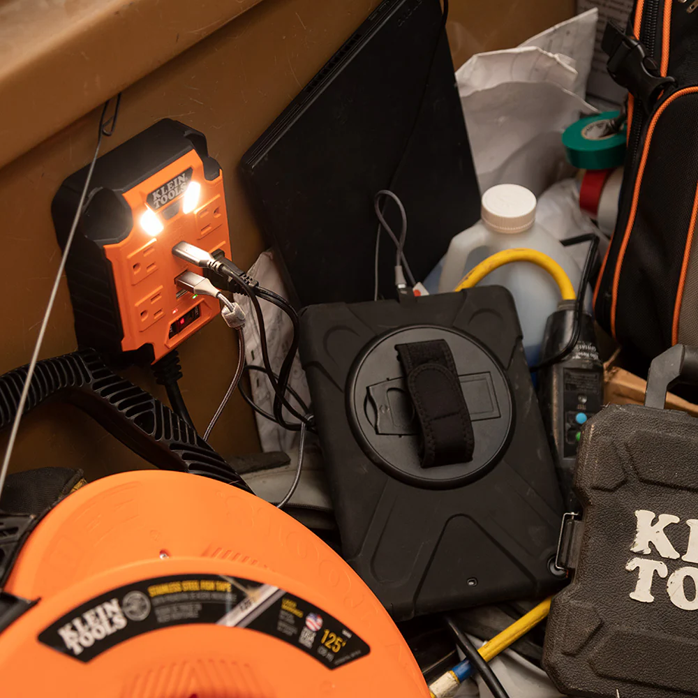 Klein Tools 29601, PowerBox 1, Magnetic Mounted Power Strip with Integrated LED Lights - Image 12