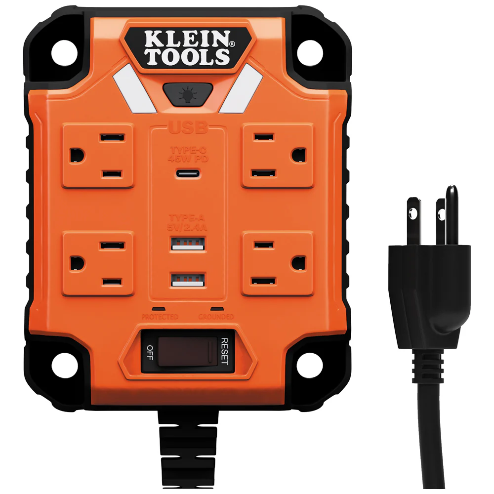 Klein Tools 29601, PowerBox 1, Magnetic Mounted Power Strip with Integrated LED Lights - Image 14