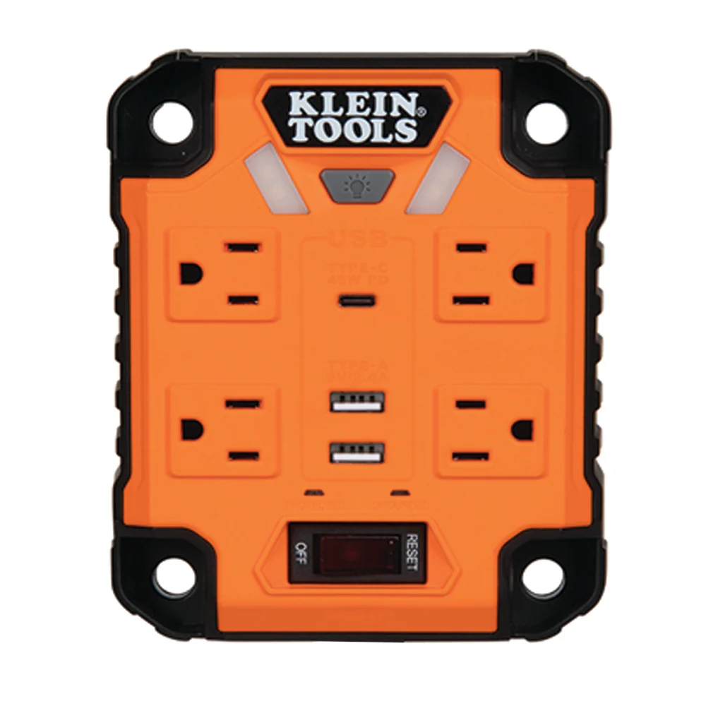 Klein Tools 29601, PowerBox 1, Magnetic Mounted Power Strip with Integrated LED Lights - Image 8