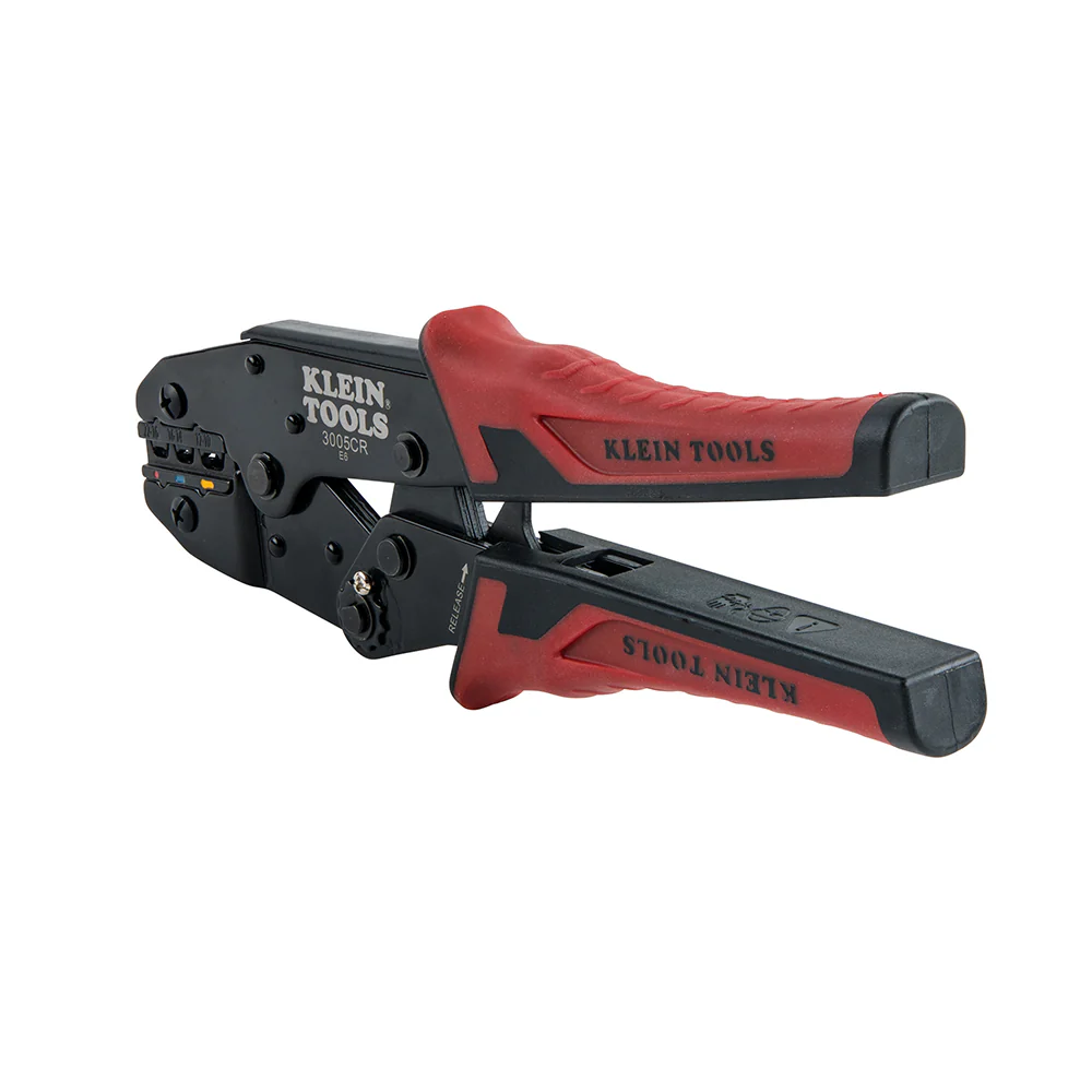 Klein Tools 3005CR, Ratcheting Crimper, 10-22 AWG - Insulated Terminals - Image 8