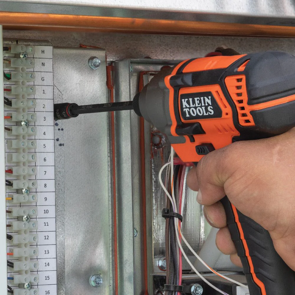 Klein Tools 32304, 14-in-1 HVAC Adjustable-Length Impact Screwdriver with Flip Socket - Image 7