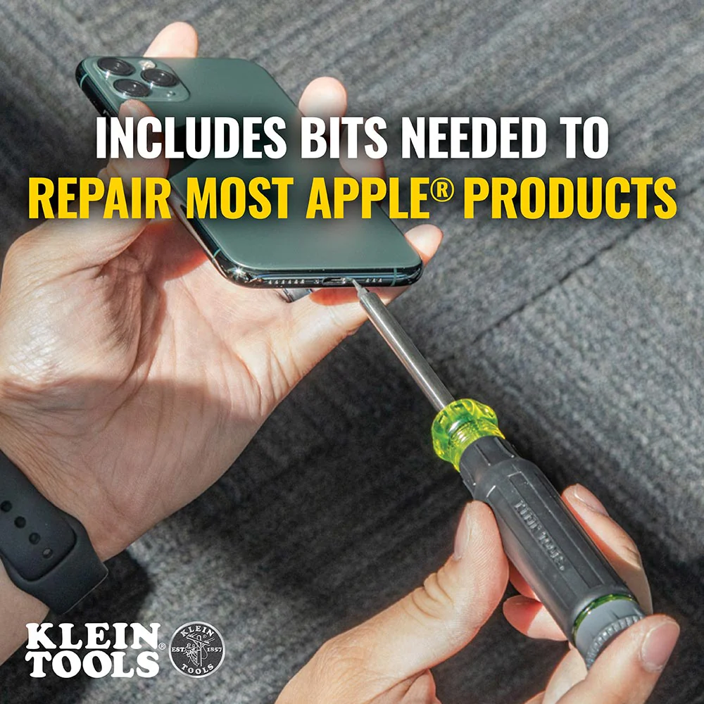 Klein Tools 32328, 27-in-1 Multi-Bit Precision Screwdriver with Apple® Bits - Image 2