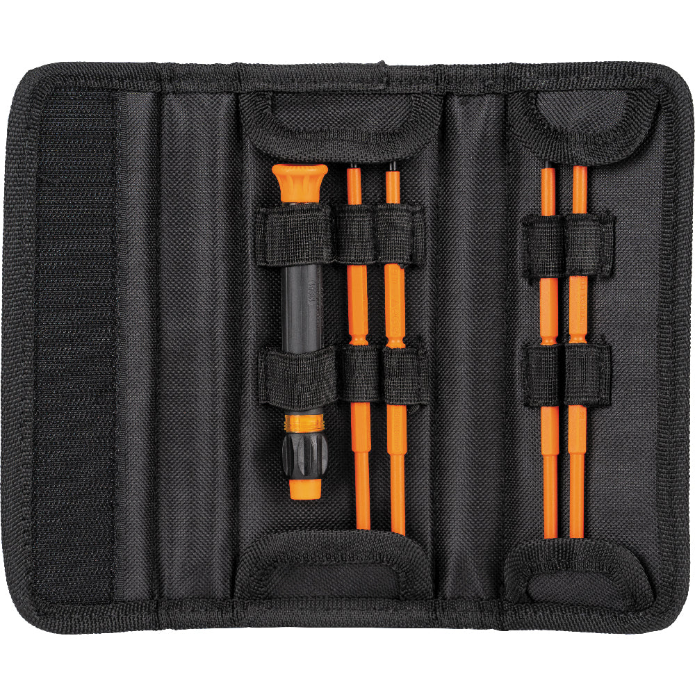 Klein Tools 32584INSR, 8-in-1 Insulated Precision Screwdriver Set with Case - Image 4