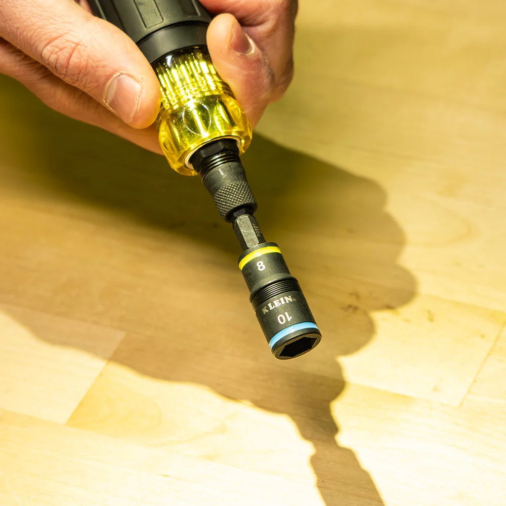 Klein Tools 32931M, 2-in-1 Impact Rated Flip Socket Set, Metric - Image 5