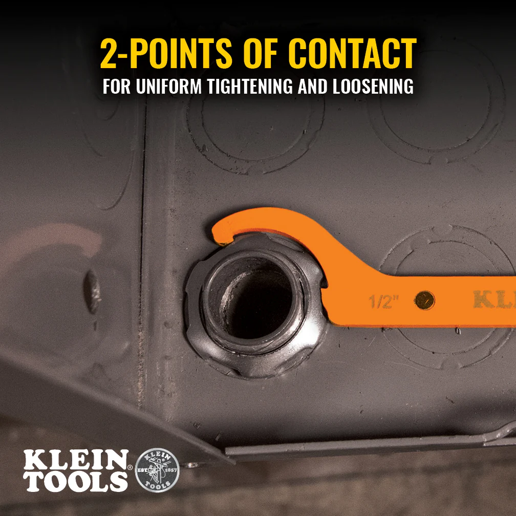 Klein Tools 50901R, Straight Locknut Wrench Set - Image 6