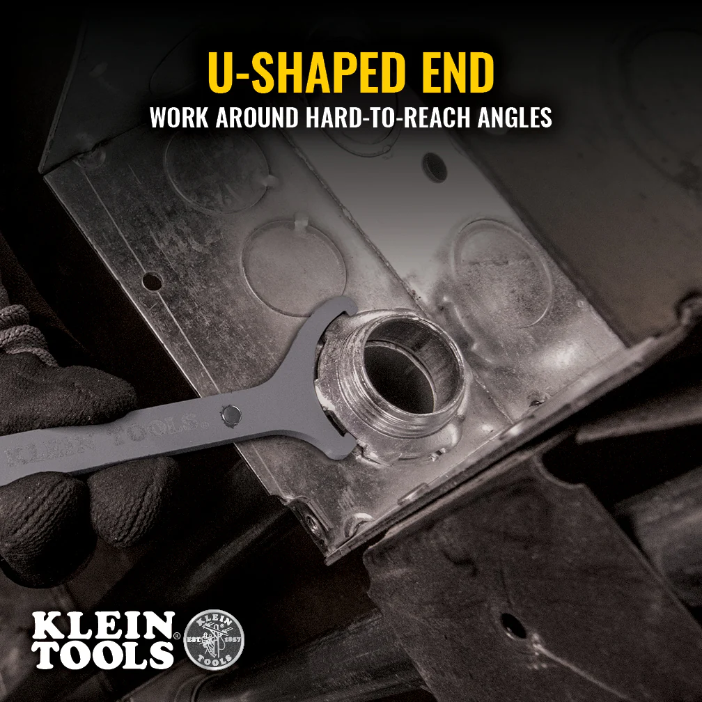 Klein Tools 50901R, Straight Locknut Wrench Set - Image 7