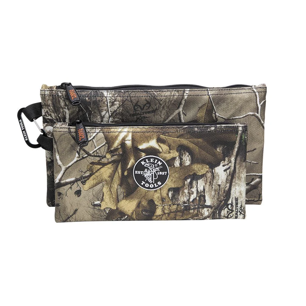 Klein Tools 55560, Zipper Bags, Camo Tool Pouches, 2-Pack - Image 3