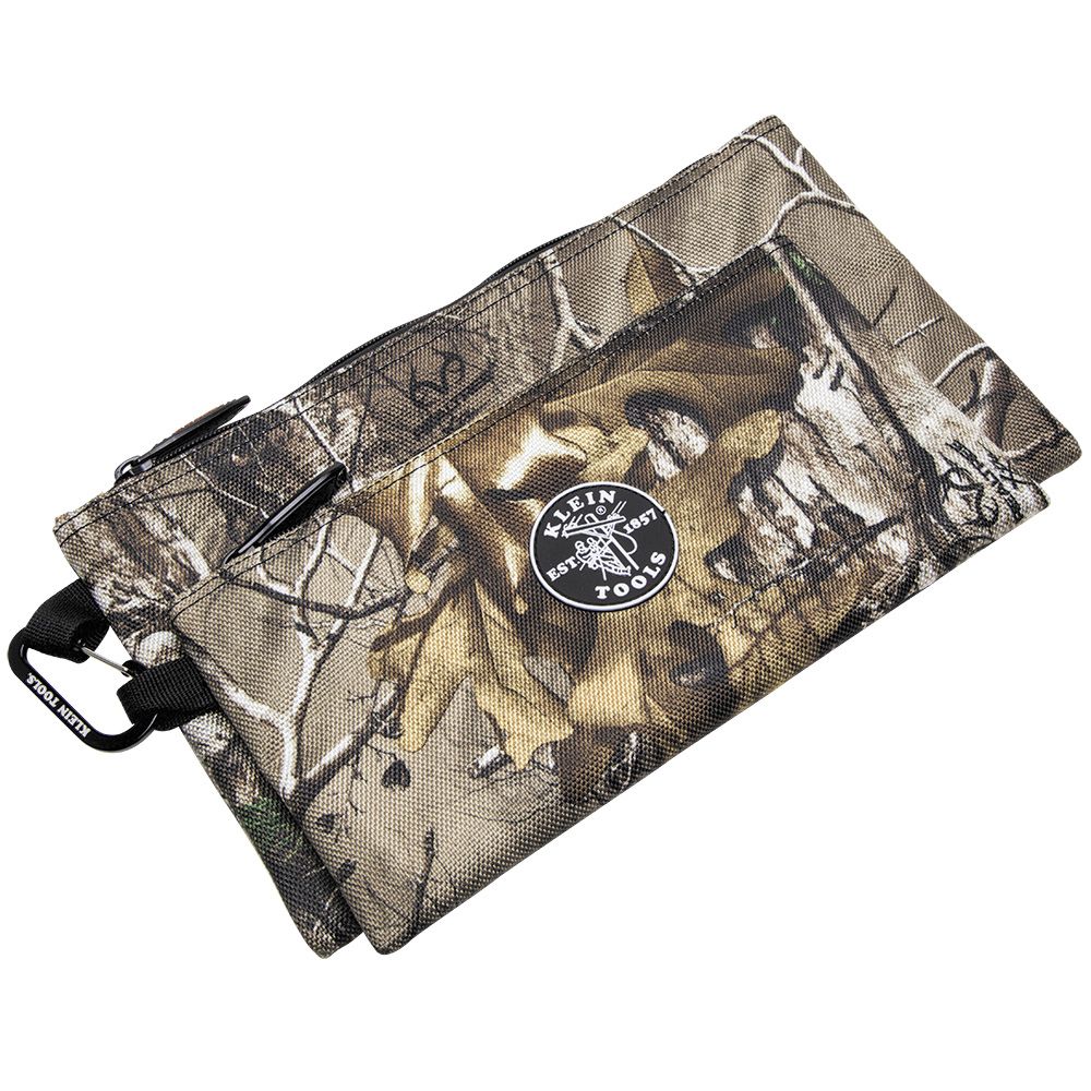 Klein Tools 55560, Zipper Bags, Camo Tool Pouches, 2-Pack - Image 6
