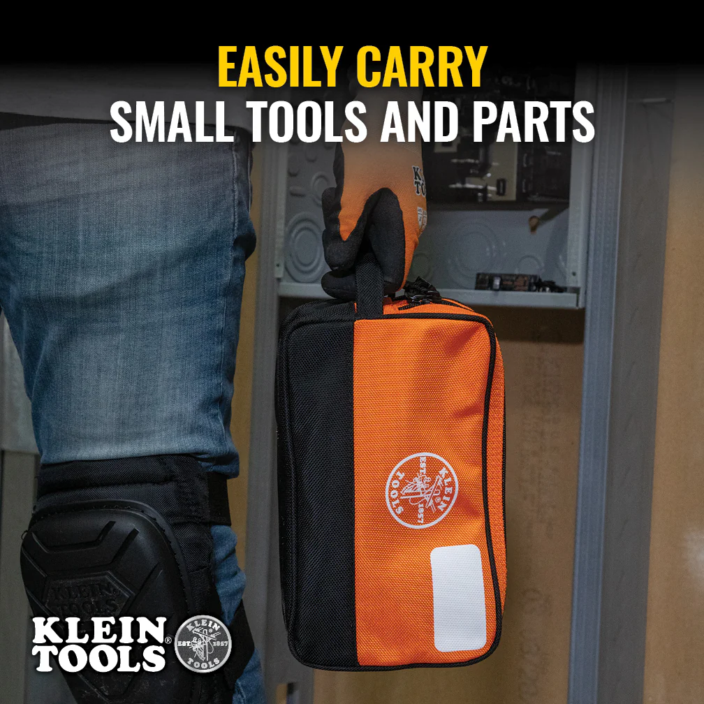 Klein Tools 55582, Double Zipper Bag, 10 x 6-Inch - Image 4