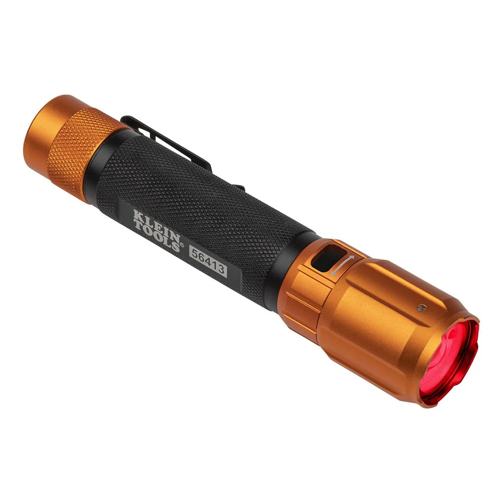 Klein Tools 56413, Rechargeable 2-Color LED Flashlight with Holster - Image 3