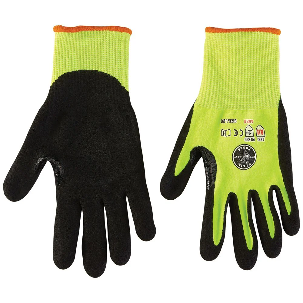 Klein Tools 60186, Work Gloves, Cut Level 4, Touchscreen, Large, 2-Pair - Image 2
