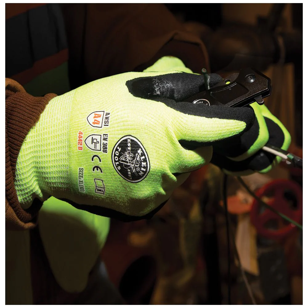 Klein Tools 60198, Work Gloves, Cut Level 4, Touchscreen, X-Large, 2-Pair - Image 4