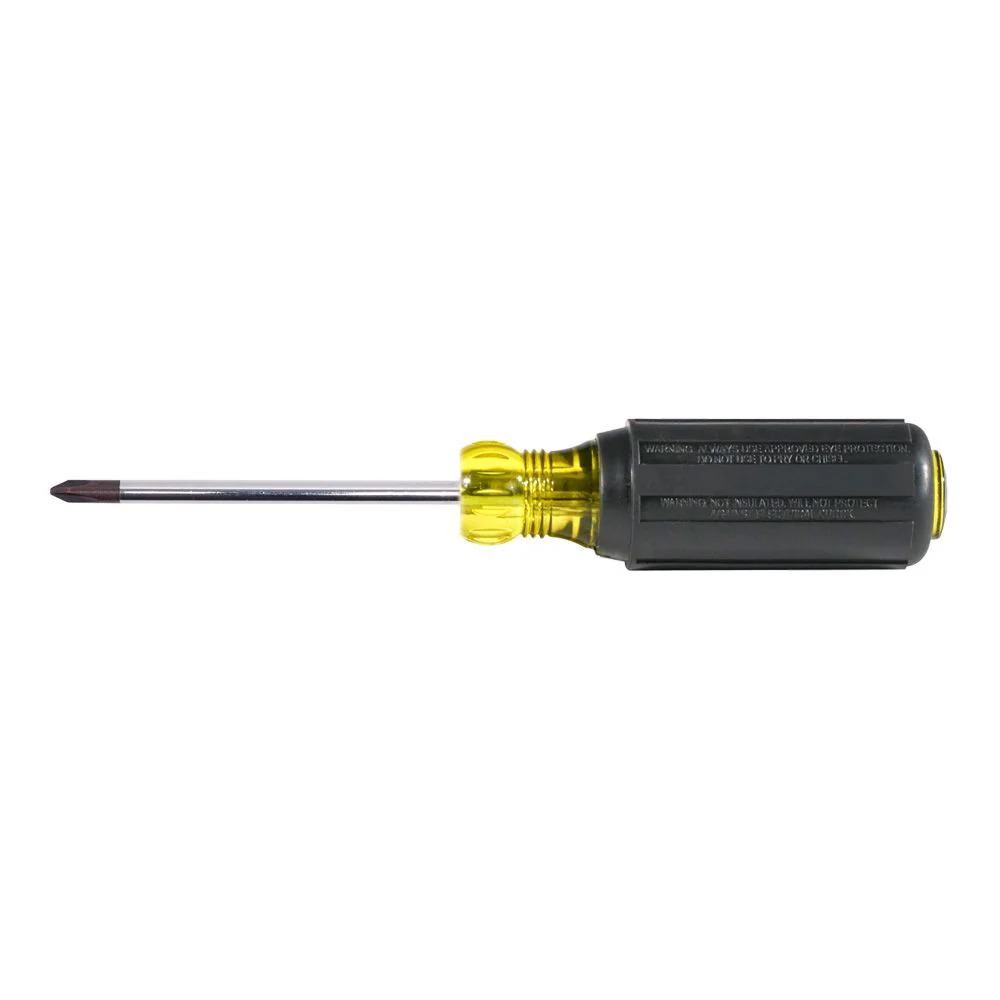 Klein Tools 603-3, #1 Phillips Screwdriver, 3-Inch Round Shank - Image 3